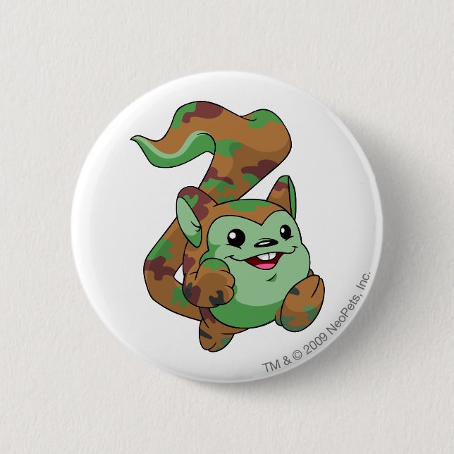 Meerca Camouflage Pinback Button (Front)