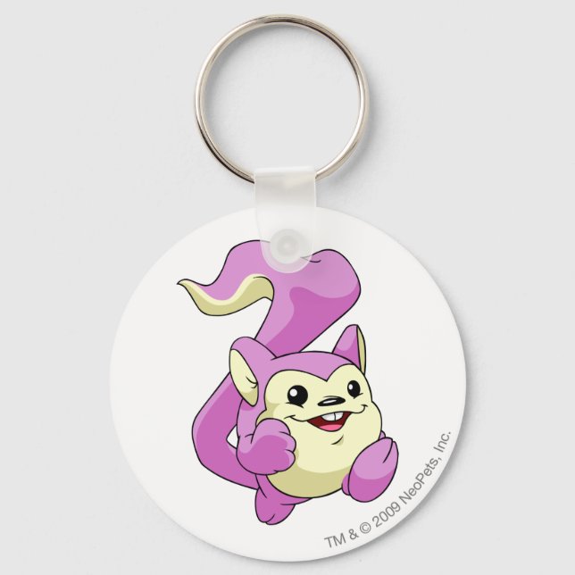 Meerca Pink Keychain (Front)