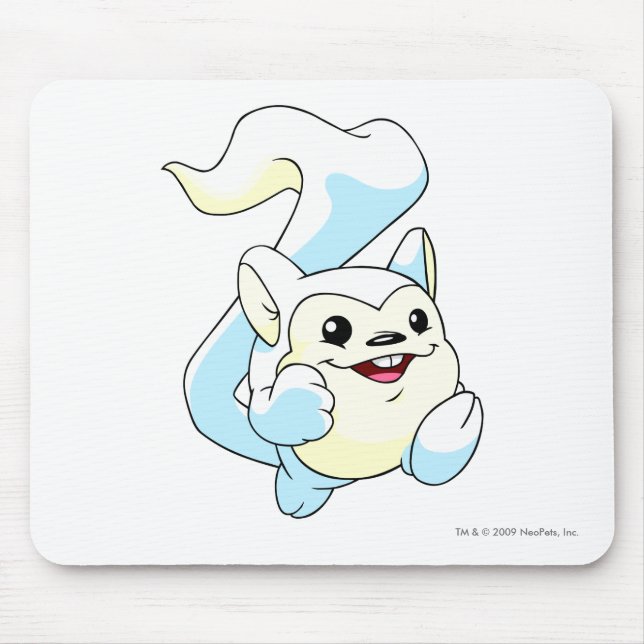 Meerca White Mouse Pad (Front)