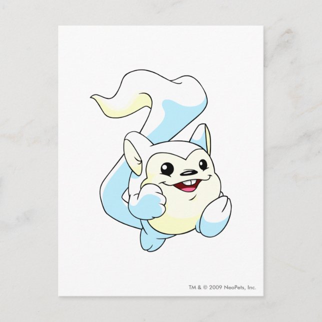 Meerca White Postcard (Front)