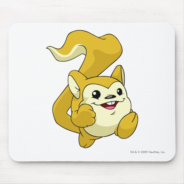 Meerca Yellow Mouse Pad (Front)