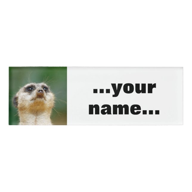 Meerkat 012 name tag (Front)