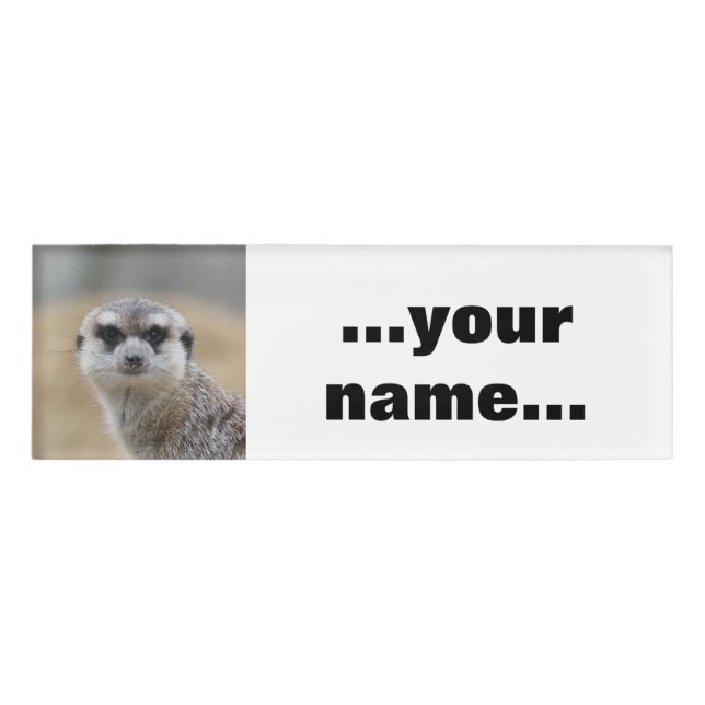 Meerkat 022 name tag (Front)
