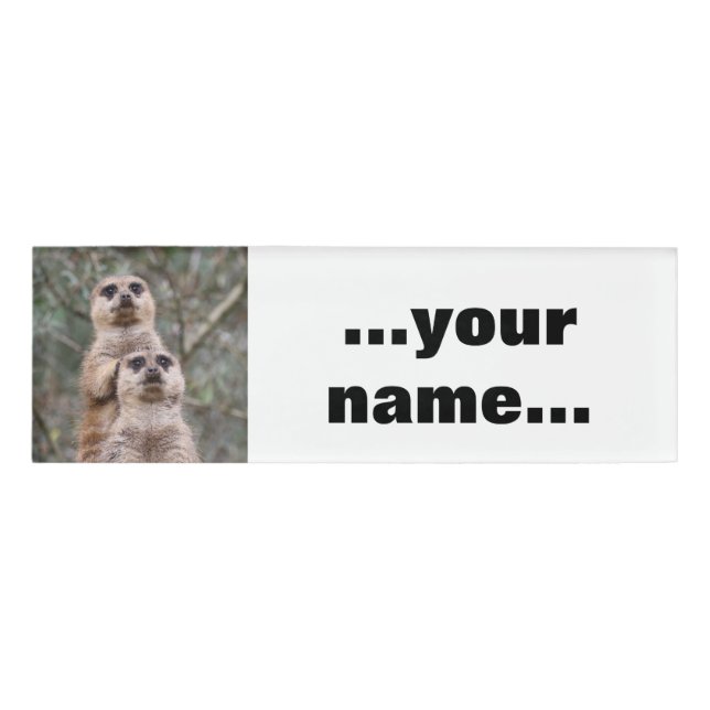 Meerkat 035 name tag (Front)