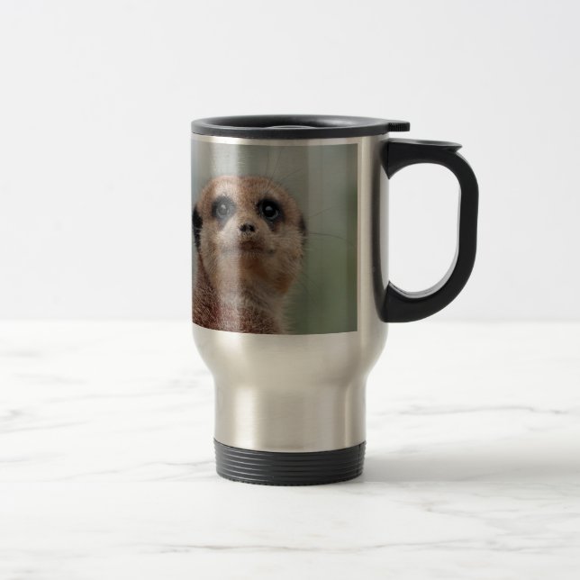 Meerkat 036 travel mug (Right)
