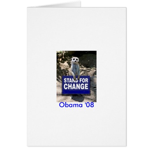 Meerkat 4 Obama Cards (Front)