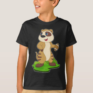 Meerkat American Football Sports T-Shirt