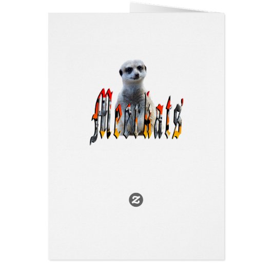 Meerkat And Meerkats Picture Logo, (Back)