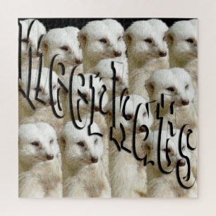 Meerkat Army Logo, Jigsaw Puzzle