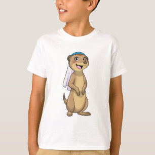 Meerkat as Bride with Veil T-Shirt