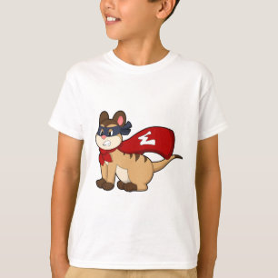 Meerkat as Hero with Mask T-Shirt