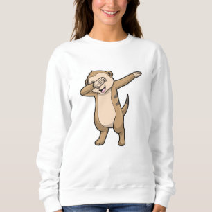 Meerkat as Hip Hop Dance Dab Sweatshirt