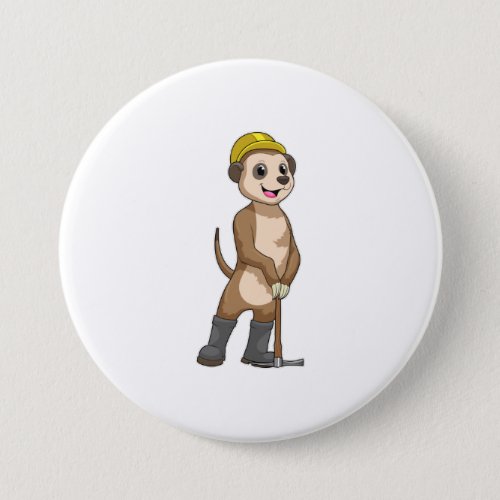Meerkat as Miner with Pickaxe Button