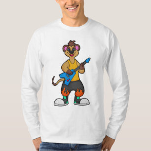 Meerkat as Musician with Guitar T-Shirt