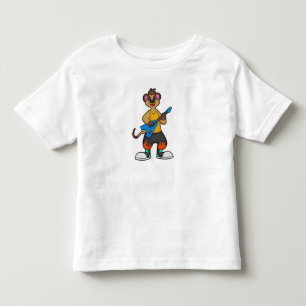 Meerkat as Musician with Guitar Toddler T-shirt