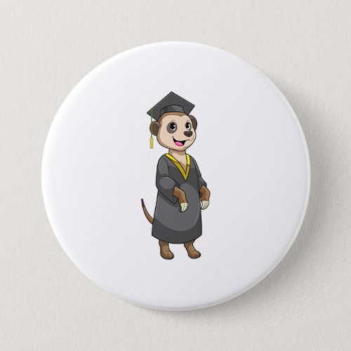 Meerkat as Student with Diploma Button