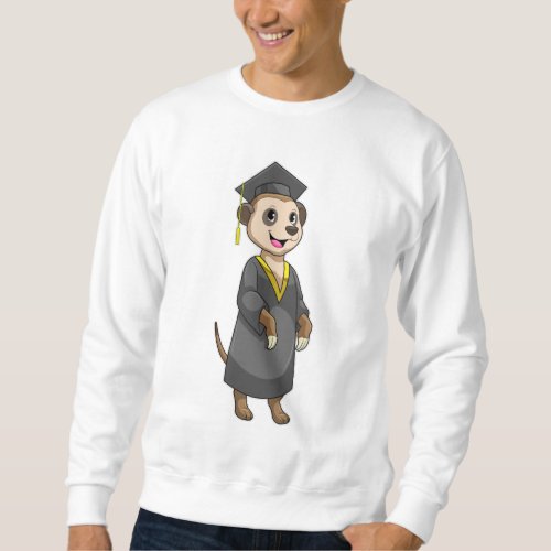 Meerkat as Student with Diploma Sweatshirt