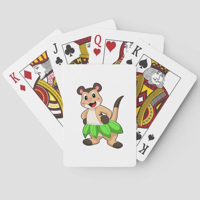 Meerkat at Ballet Dance Poker Cards (Back)