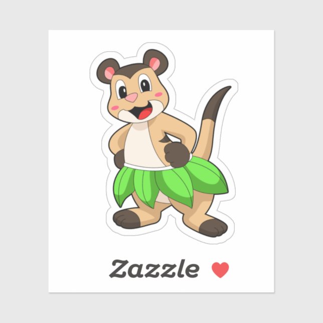 Meerkat at Ballet Dance Sticker (Sheet)