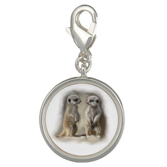 Meerkat babies charm (Front)