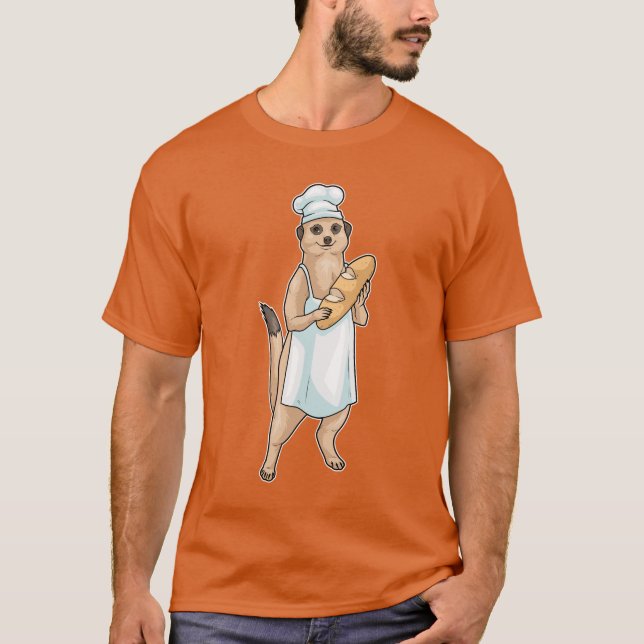 Meerkat Baker Bread T-Shirt (Front)
