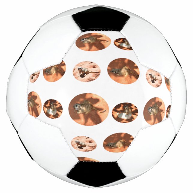 Meerkat Ball Shape, Soccer Ball (Front)