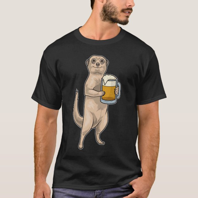 Meerkat Beer T-Shirt (Front)