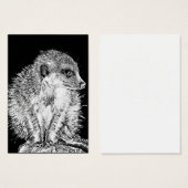 Meerkat, Black and White (Front & Back)