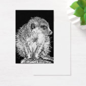 Meerkat, Black and White (Desk)