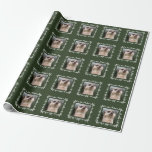 Meerkat Christmas Snowflake Wrapping Paper