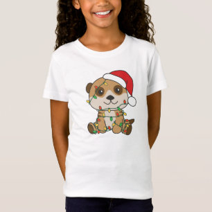 Meerkat Christmas Winter Animals Holiday Meerkats T-Shirt