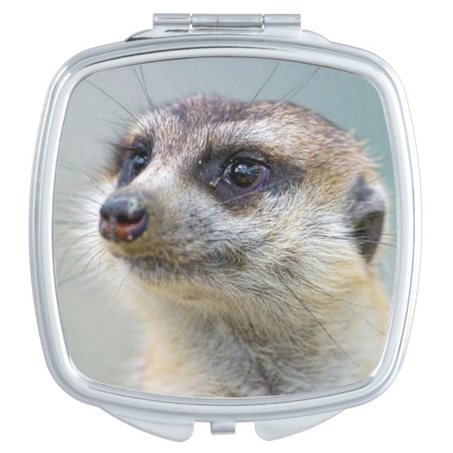 Meerkat Compact Mirror (Front)