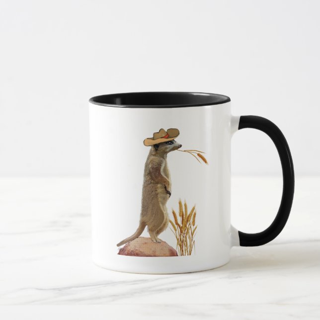 Meerkat Cowboy Mug (Right)