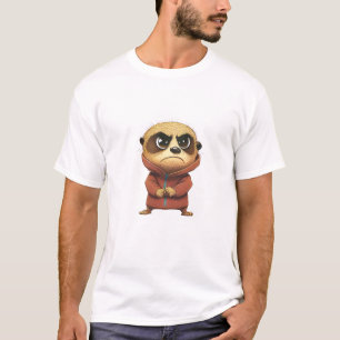 Meerkat Cute Adorable Humorous Illustration T-Shirt