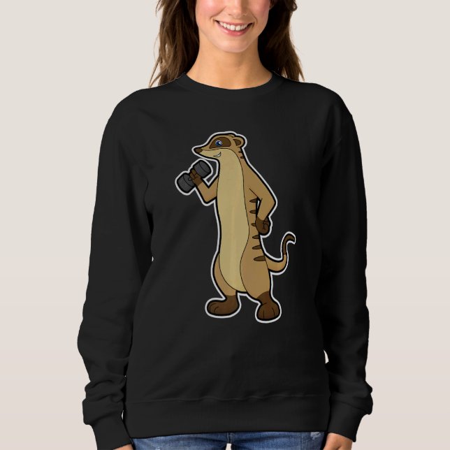 Meerkat Fitness Dumbbell Sports Sweatshirt (Front)