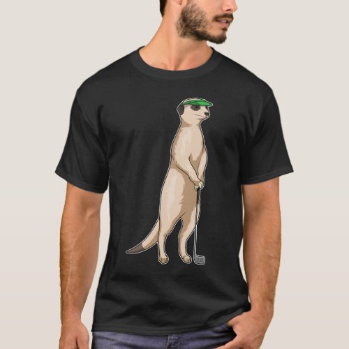 Meerkat Golf Golf clubs T_Shirt