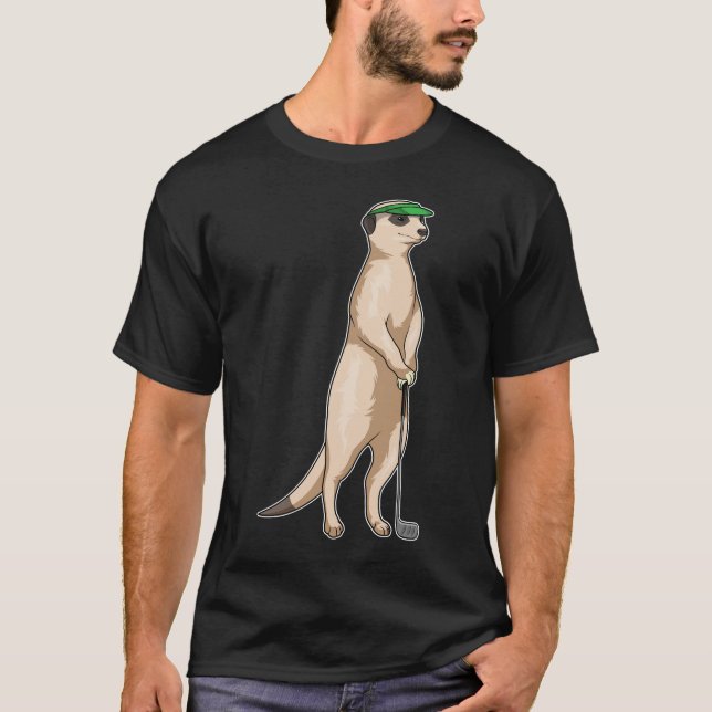 Meerkat Golf Golf clubs T-Shirt (Front)