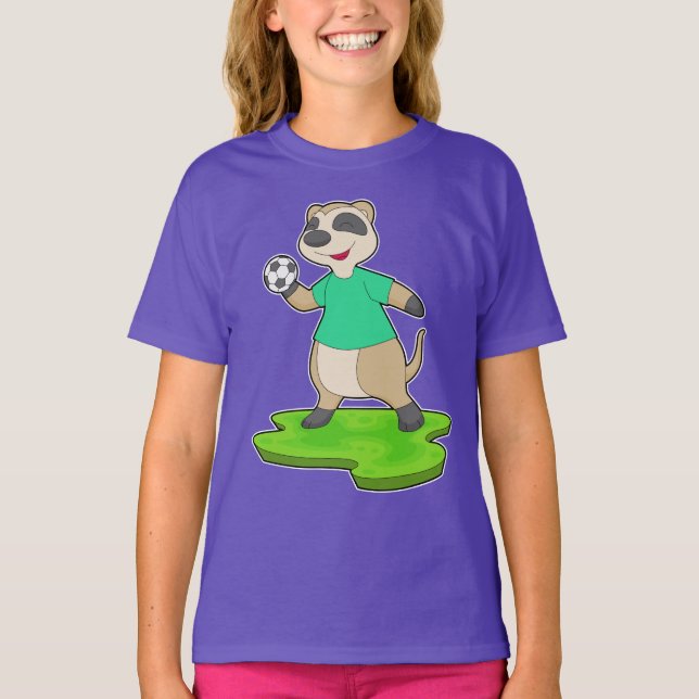 Meerkat Handball player Handball T-Shirt (Front)