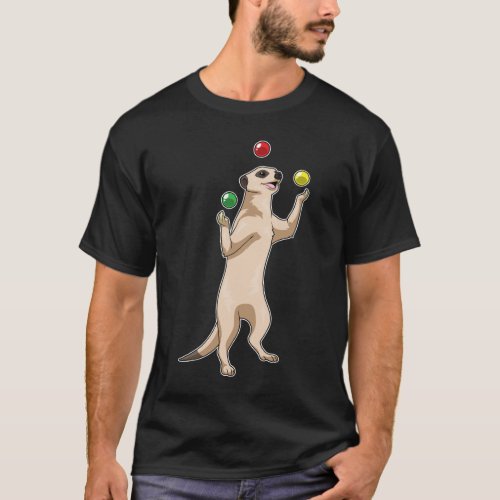 Meerkat Juggler Juggle T_Shirt