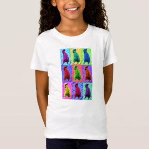 Meerkat Looking Up Pop Art Popart Multi-Panel T-Shirt