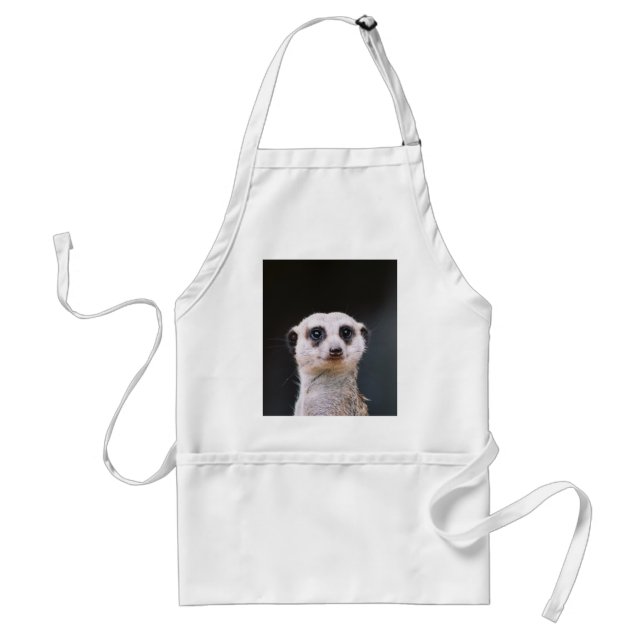Meerkat Lookout Adult Apron (Front)