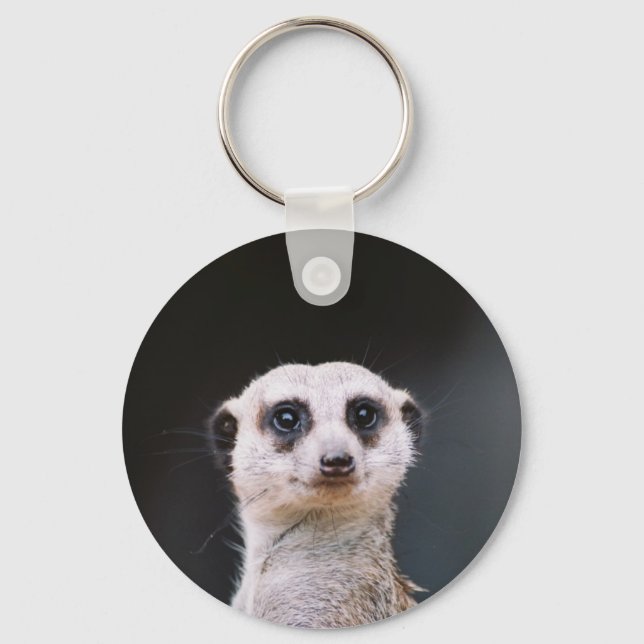 Meerkat Lookout Keychain (Front)