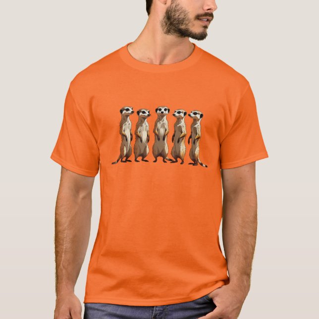 Meerkat Majesty  Desert Guardians T-Shirt (Front)