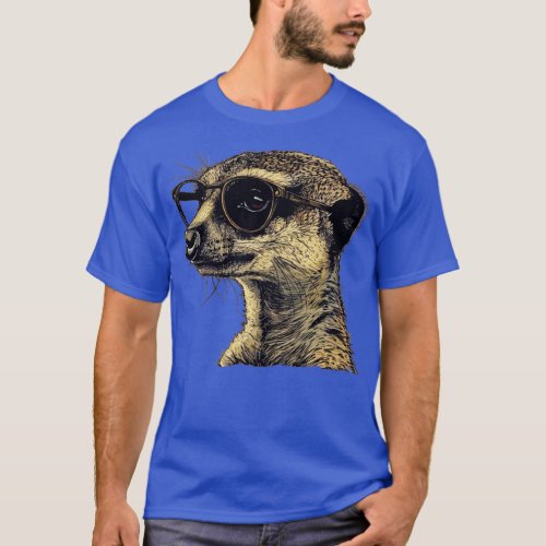 Meerkat Maven The Spectacled Savvy Tee