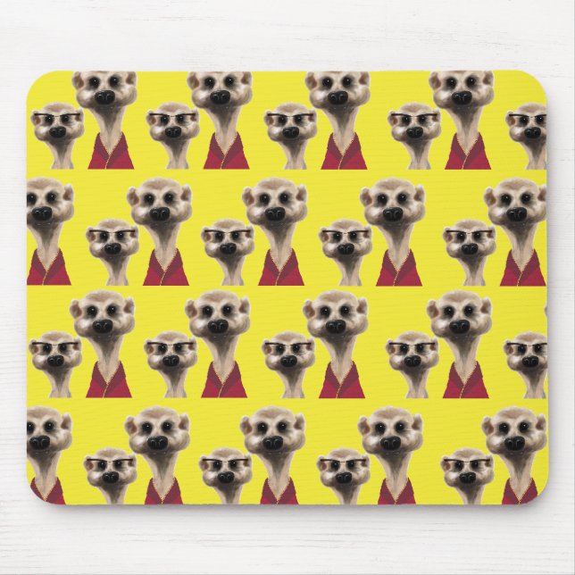 Meerkat Mouse matt Mouse Pad (Front)