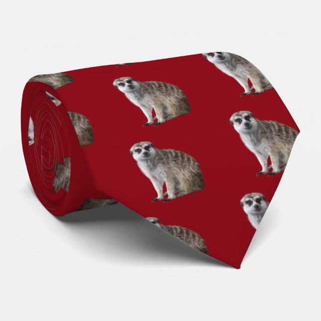 Meerkat Neck Tie (Rolled)