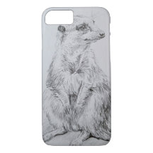 Meerkat on a i-phone 7 case
