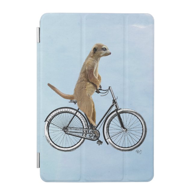 Meerkat on Bicycle 2 iPad Mini Cover (Front)