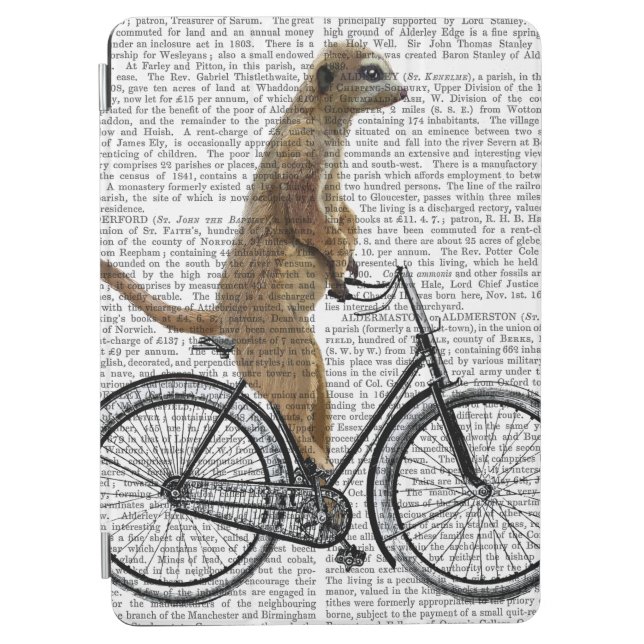 Meerkat on Bicycle iPad Air Cover (Front)