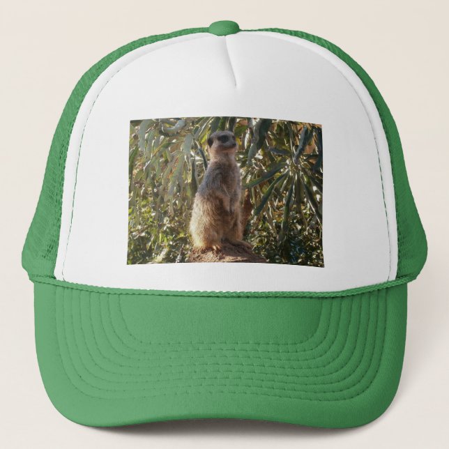 Meerkat On Guard Duty, Trucker Hat (Front)